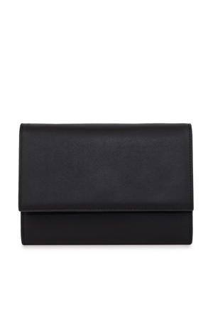 leren clutch Jackie zwart