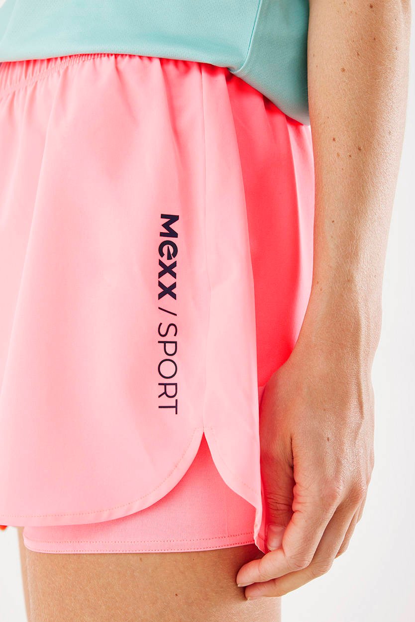 2-teiliger Trainingsanzug Herren - Kurzarm Shirt & 2-in-1 Sportshort Set