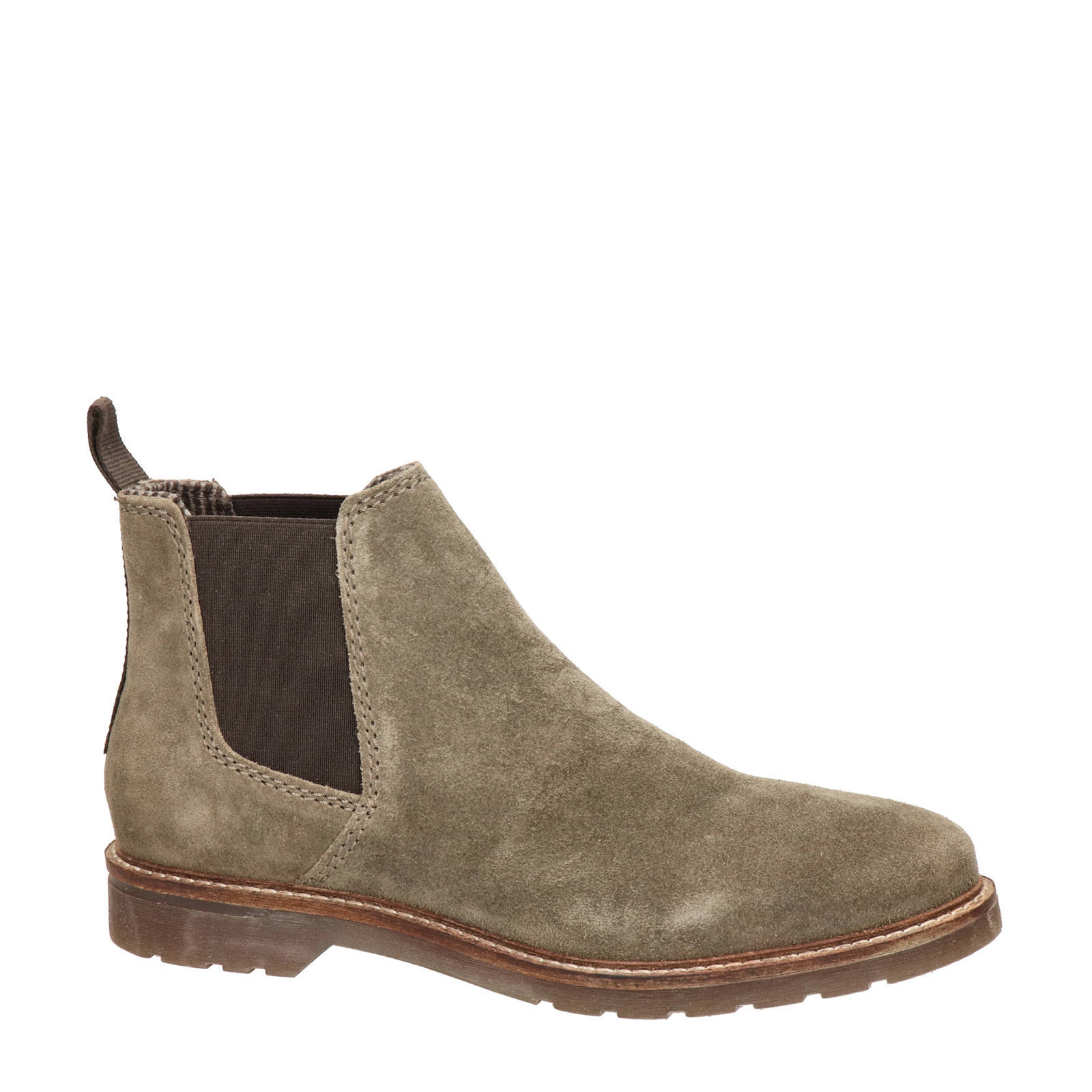 Bugatti suède chelsea boots taupe | wehkamp