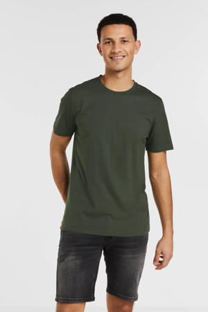 T-shirt dark olive
