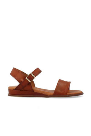 79370  leren sandalen cognac
