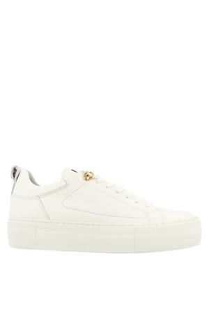 leren sneakers wit