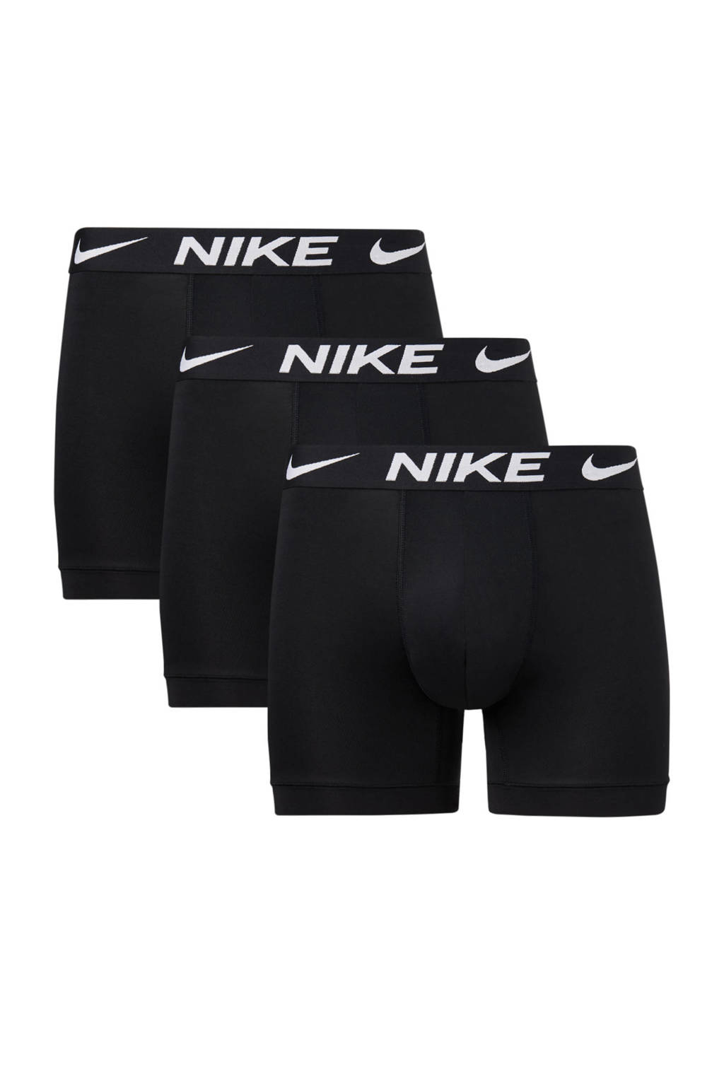 Nike microfiber Dri-FIT sportboxer (set van 3) zwart, Zwart