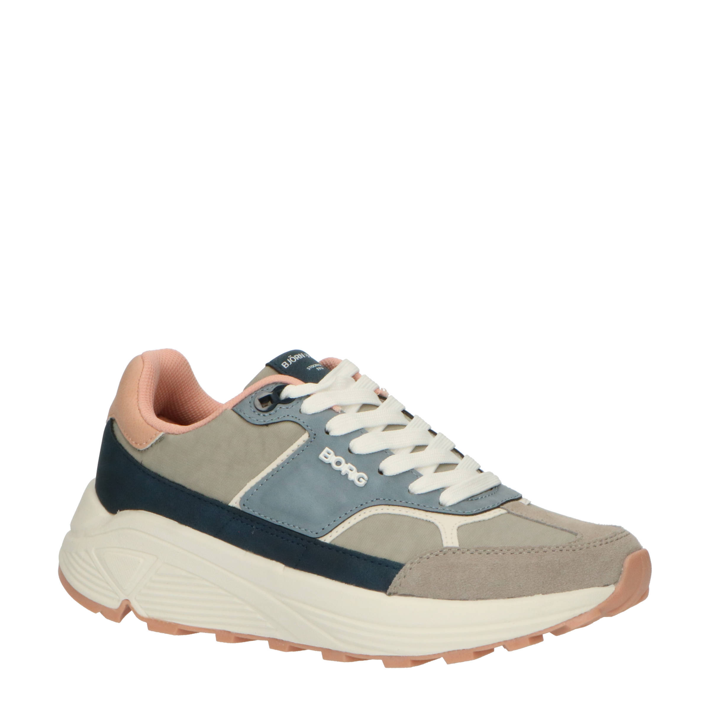 Björn Borg R1300 PAS BLK W sneakers blauw/multi | wehkamp