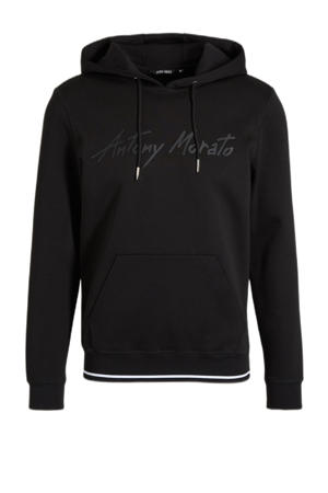 hoodie met logo black