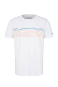 Tom Tailor Denim T-shirt met printopdruk white