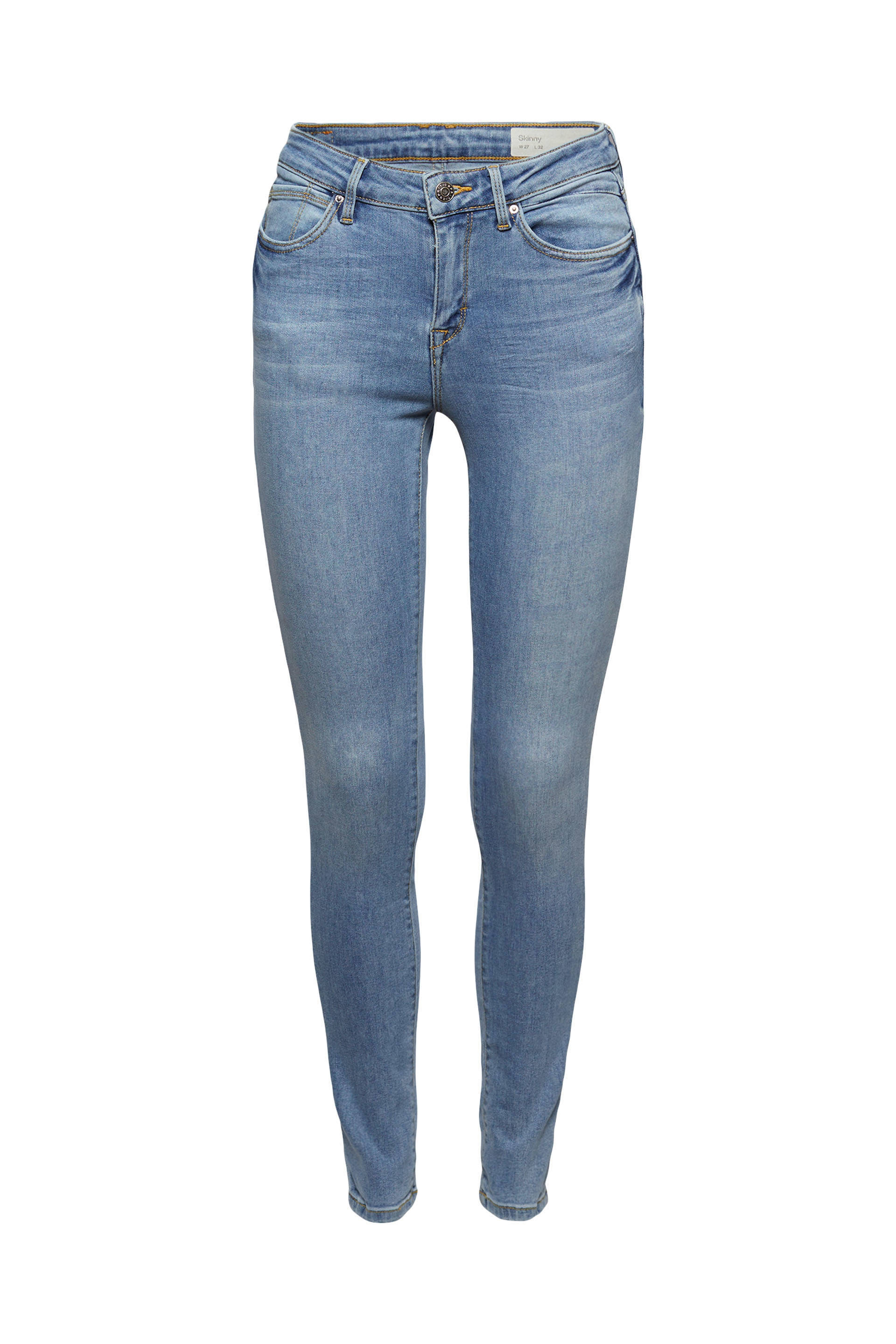 ESPRIT Women Casual skinny jeans light blue denim online kopen