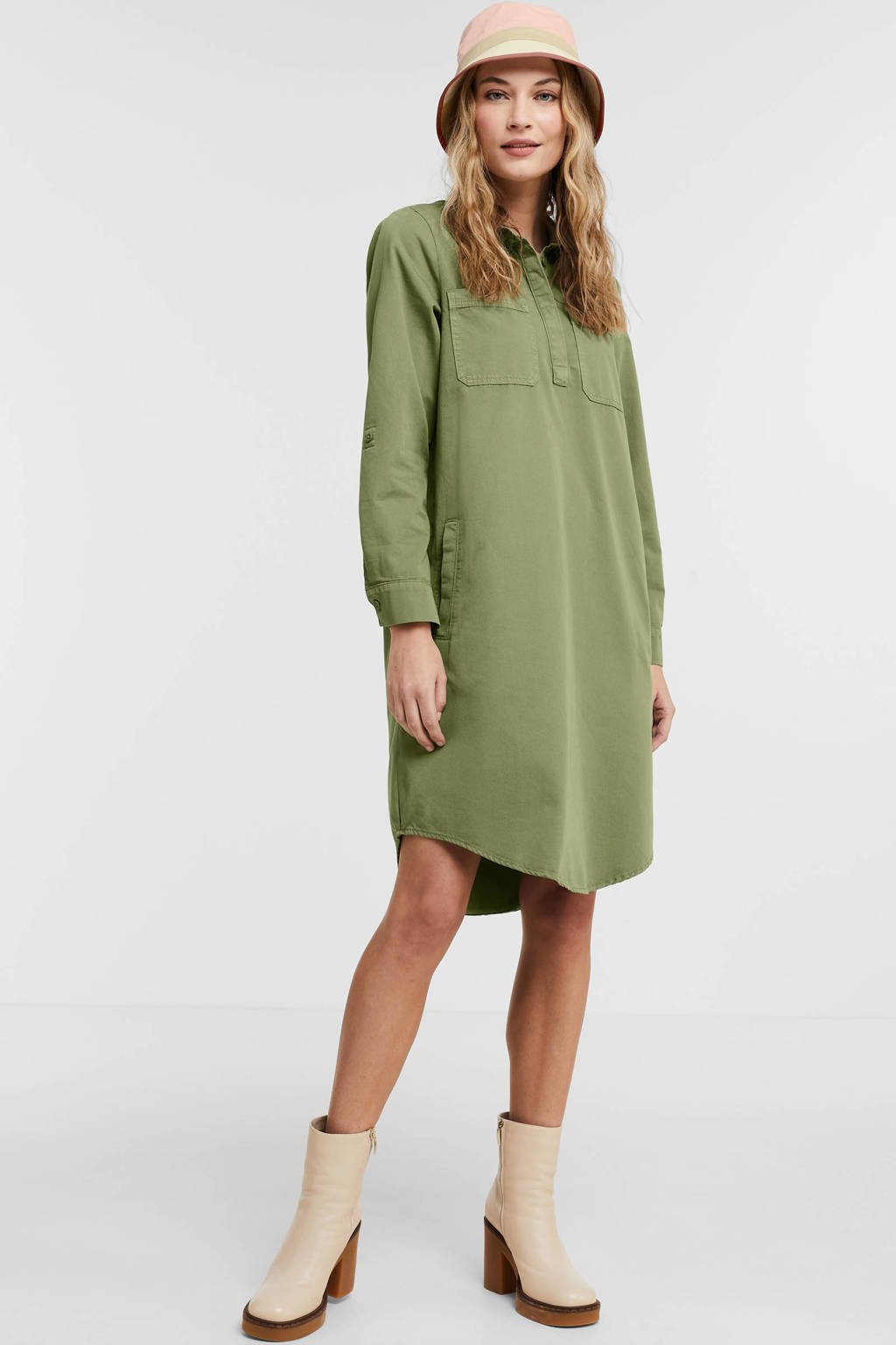 ESPRIT Women Casual jurk groen