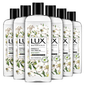 Botanicals Freesia & tea Tree Oil douchegel - 6 x 250 ml - voordeelverpakking