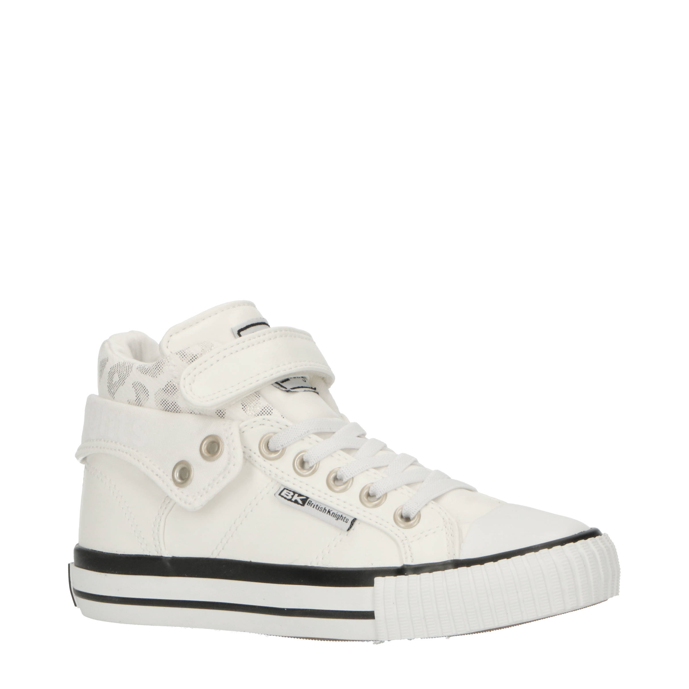British Knights Roco hoge sneakers met panterprint wit | wehkamp