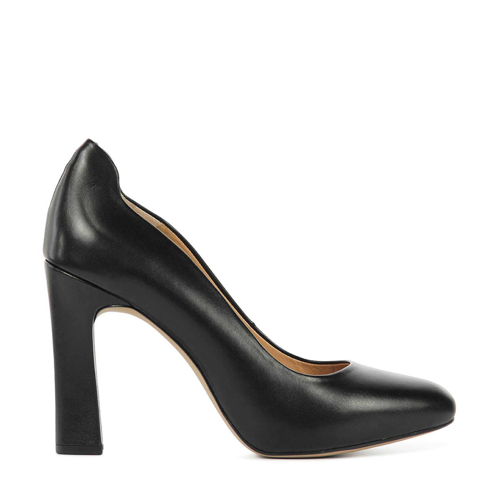 Unisa Pascual leren pumps zwart | wehkamp