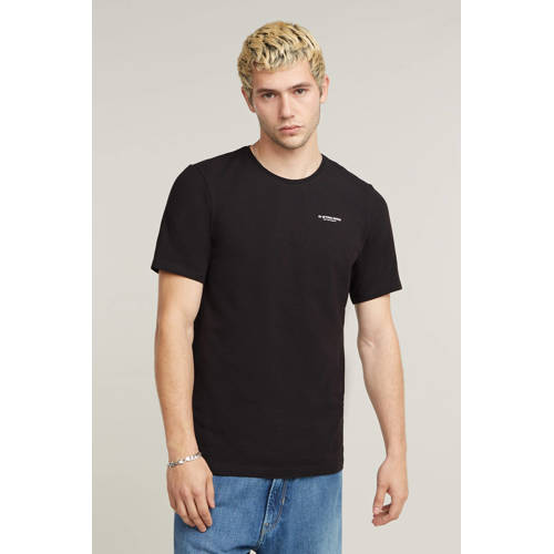 G-STAR slim fit T-shirt BASE black afbeelding