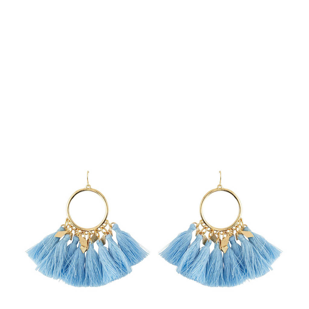 PIECES oorbellen PCVERTA goudkleurig, Goudkleurig/blauw