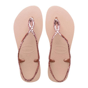 Luna Premium II  sandalen met glitters roze