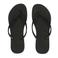 Havaianas Slim Sparkle II teenslippers met glitters zwart