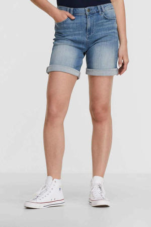 slim fit jeans short Kimberly 13-B light blue denim