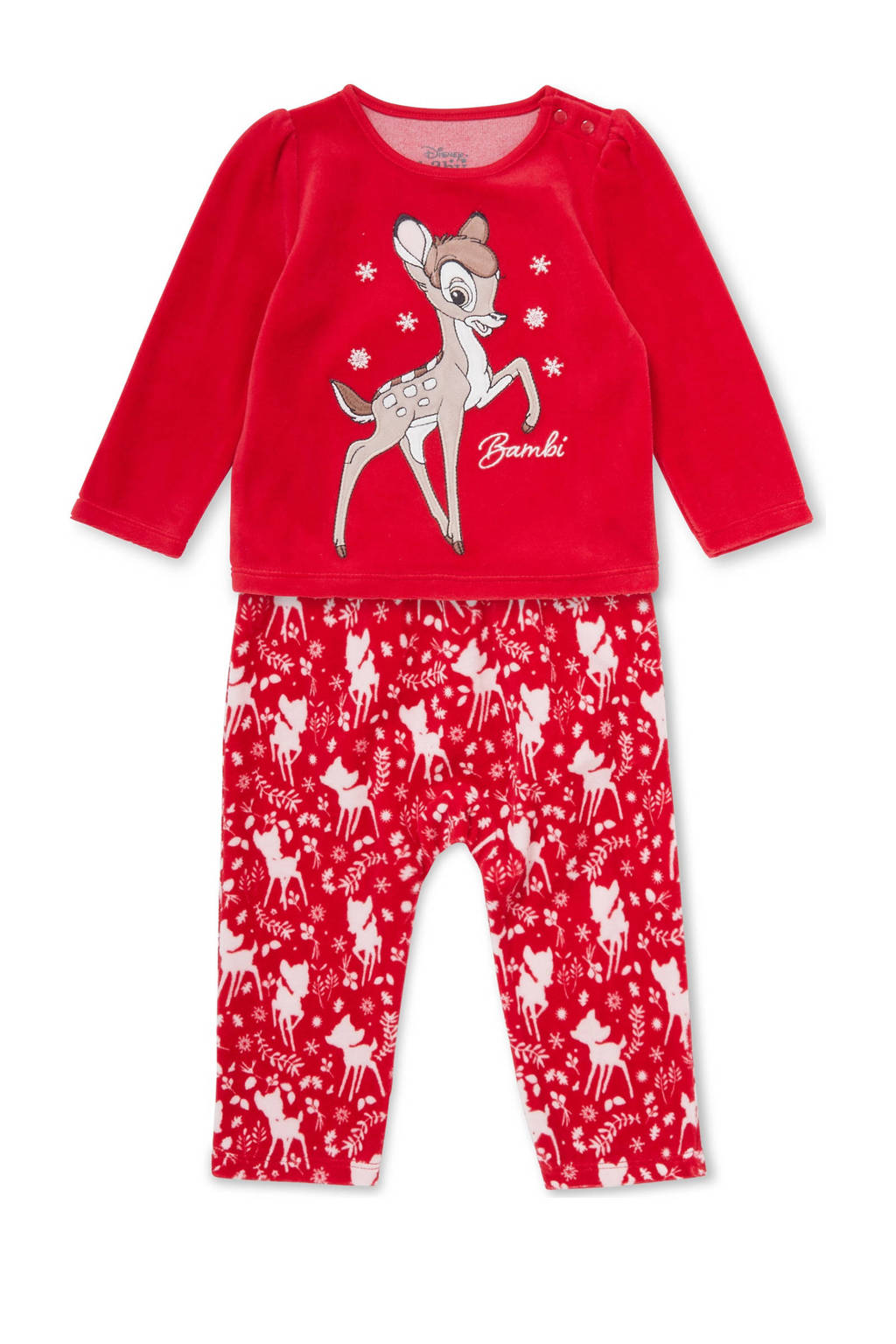 Disney Baby @ C&A Bambi pyjama rood, Rood