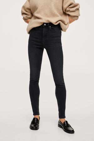 high waist skinny jeans changeant grijs