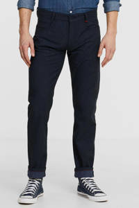 MAC slim fit jeans Arne met textuur nautic blue
