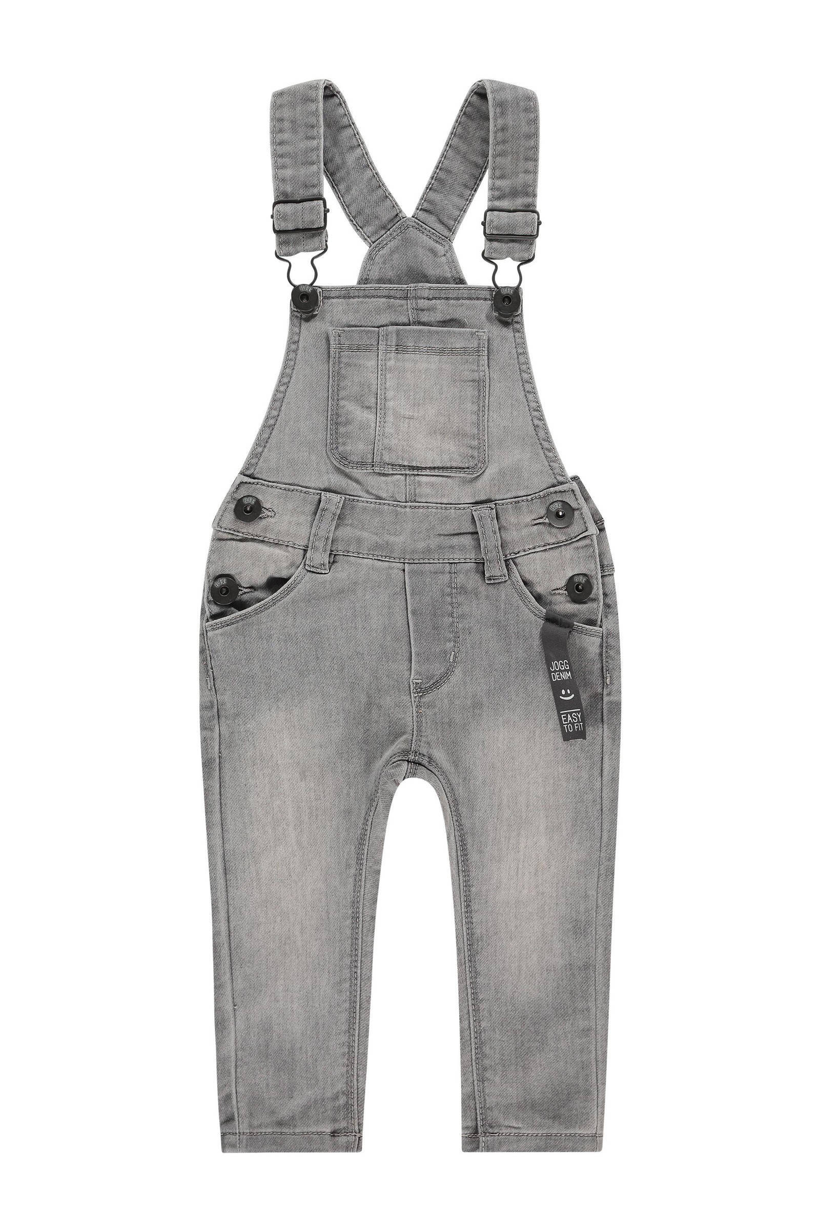 Babyface regular fit tuinbroek grijs | wehkamp