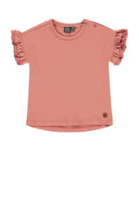 Babyface T-shirt met ruches roze