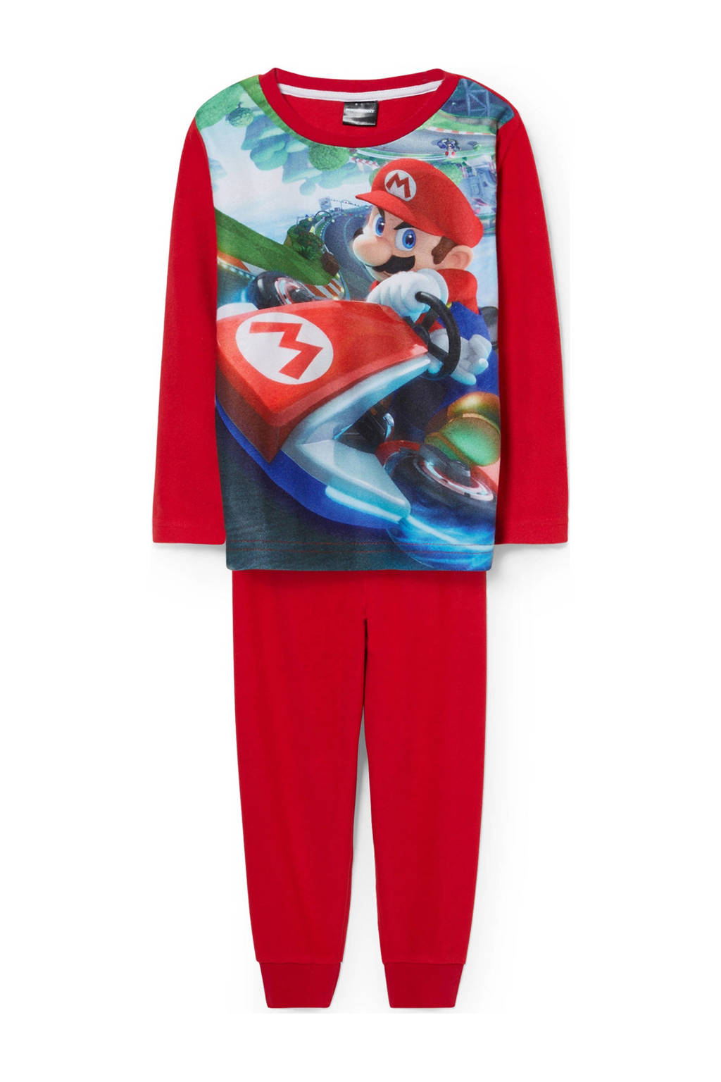 kwaadaardig bouwen naald C&A Super Mario pyjama rood | wehkamp