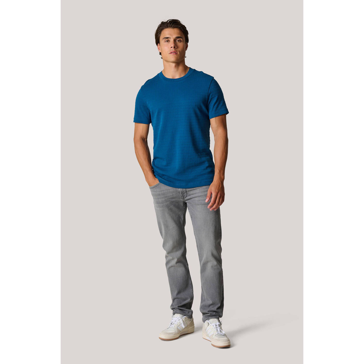 Shoeby straight leg L32 jeans grijs