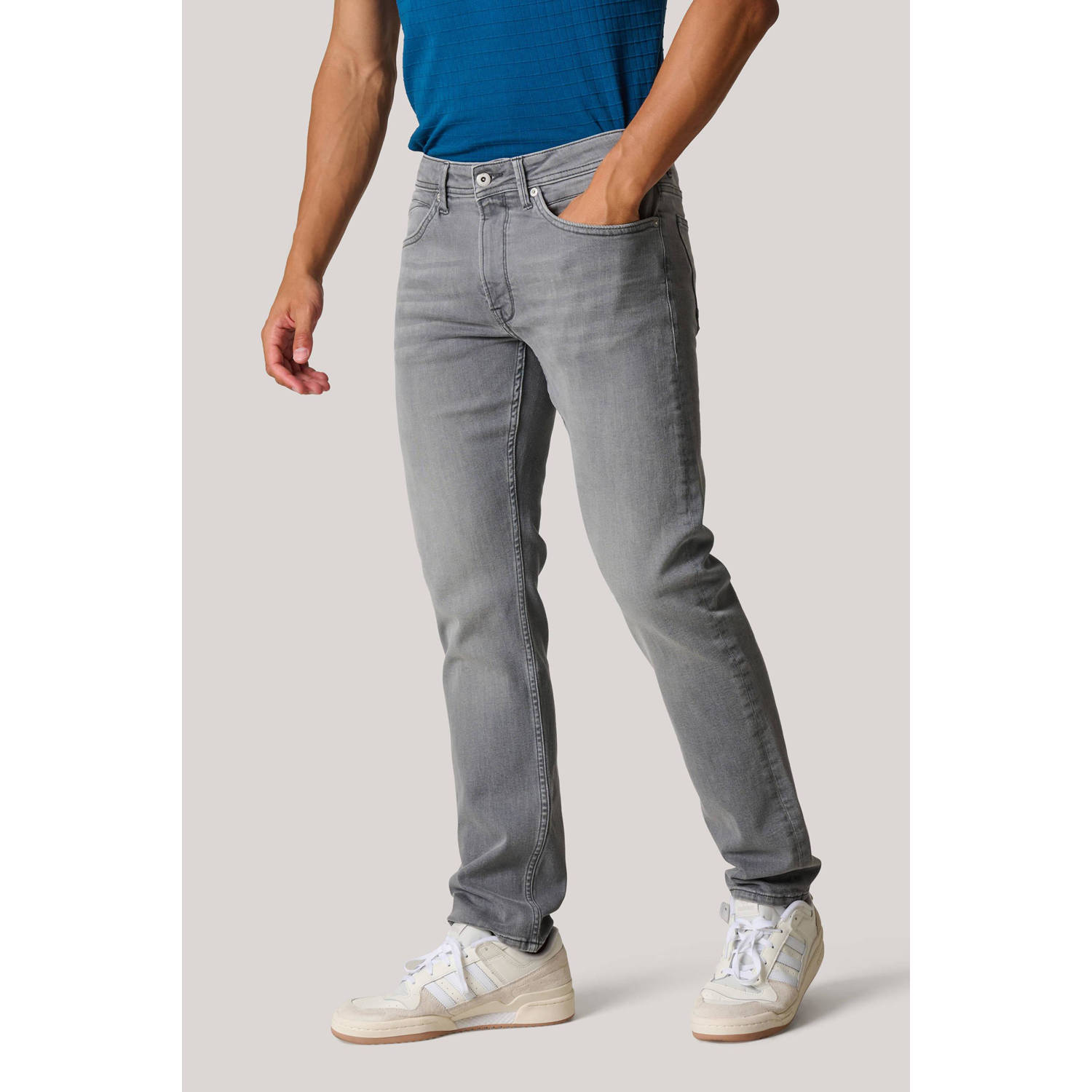 Shoeby straight leg L32 jeans grijs