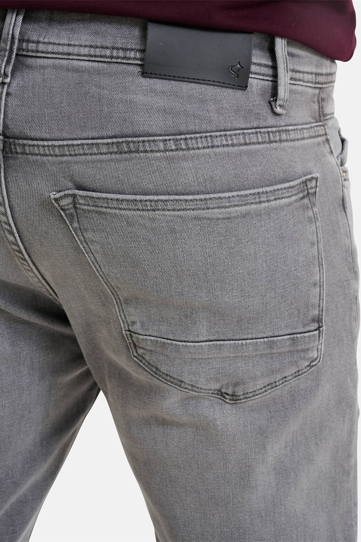 Refill straight fit jeans Lewis Aiden grey wehkamp Heren Kleding Broeken & Jeans Jeans Straight Jeans 