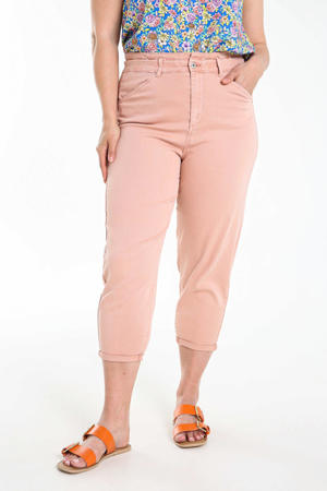 high waist slim fit jeans rosé