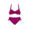 Lascana niet-voorgevormde beugel bikini fuchsia