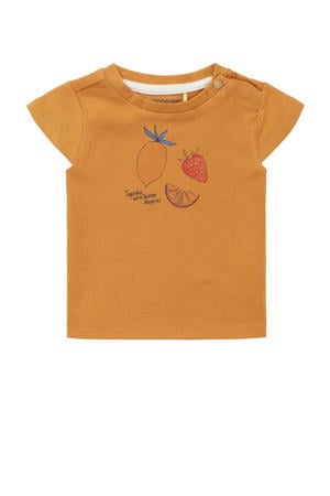 baby T-shirt Alcobendas met biologisch katoen oranje
