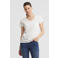 Anytime T-shirt met V-hals wit