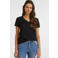 Anytime T-shirt met V-hals zwart
