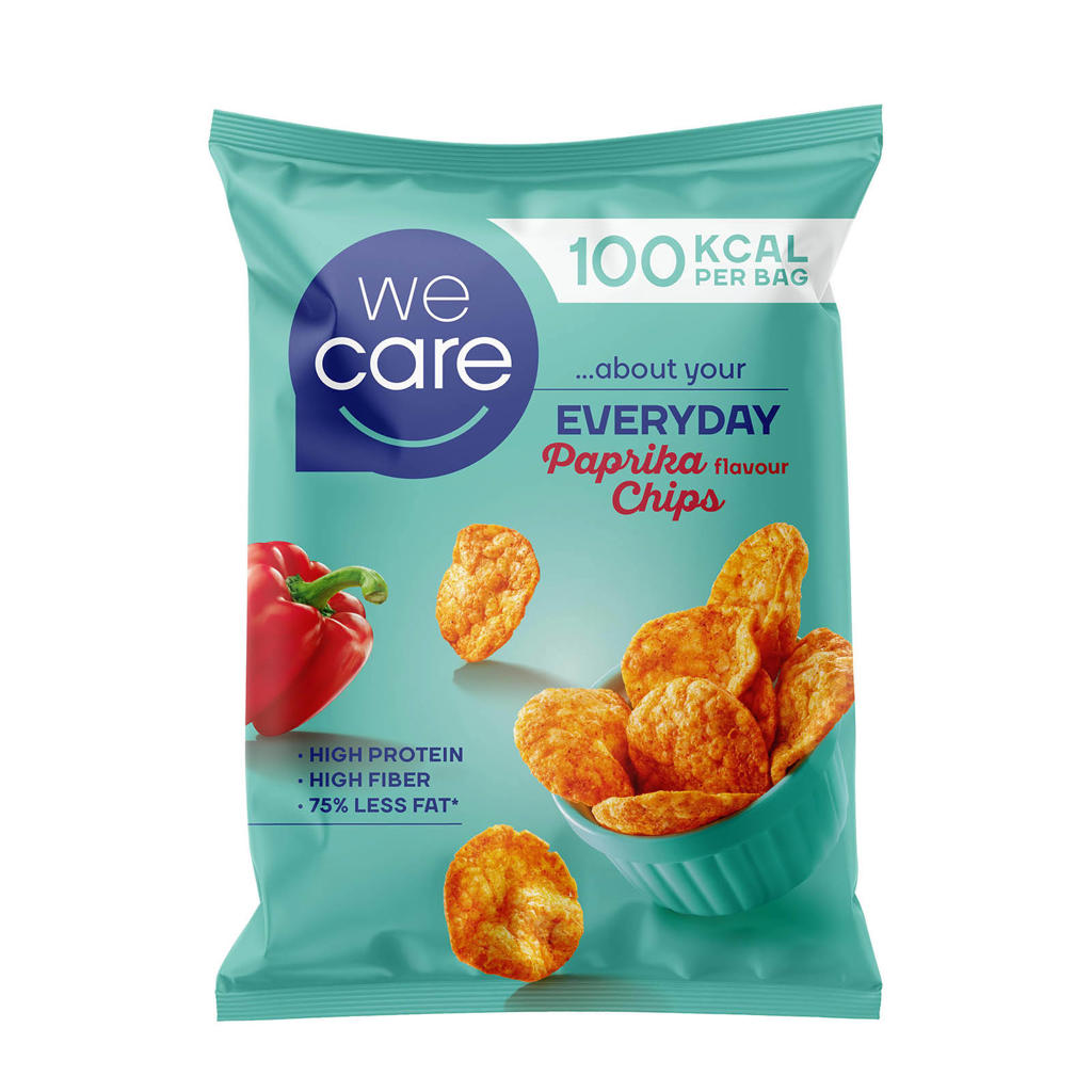 WeCare Everyday Paprika chips 8 stuks voordeelverpakking wehkamp