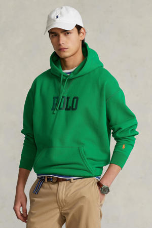 hoodie met logo green