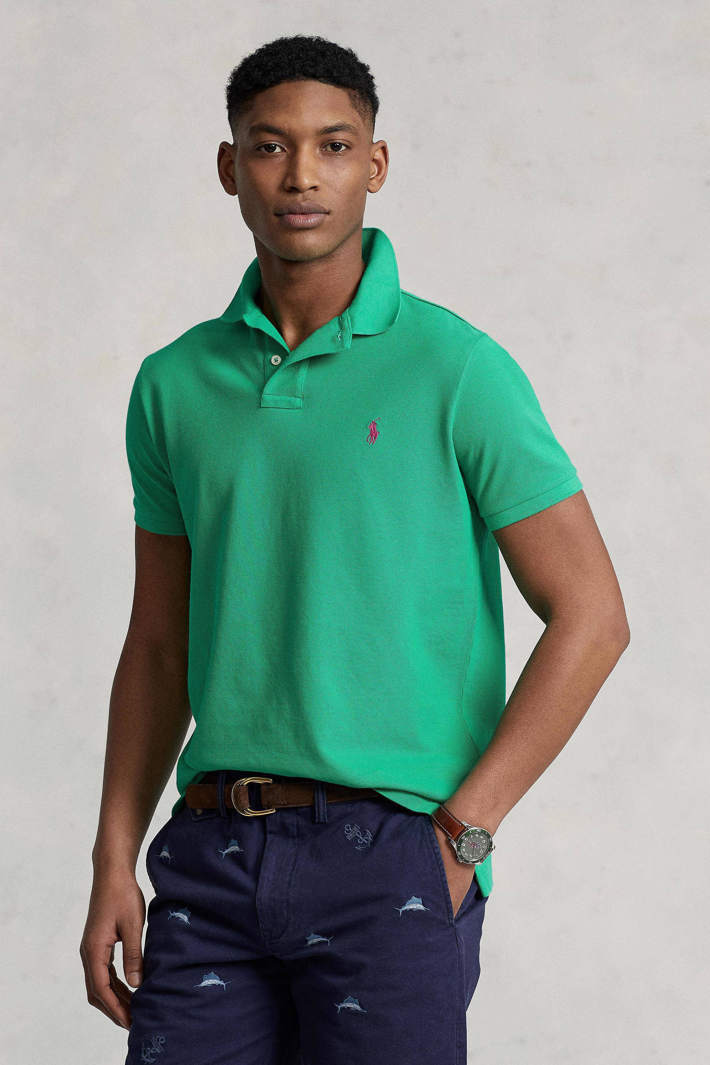 ralph lauren maroon polo shirt