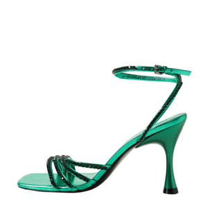   sandalettes groen/metallic