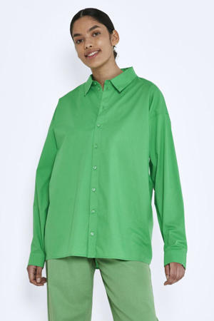 blouse NMVIOLET groen