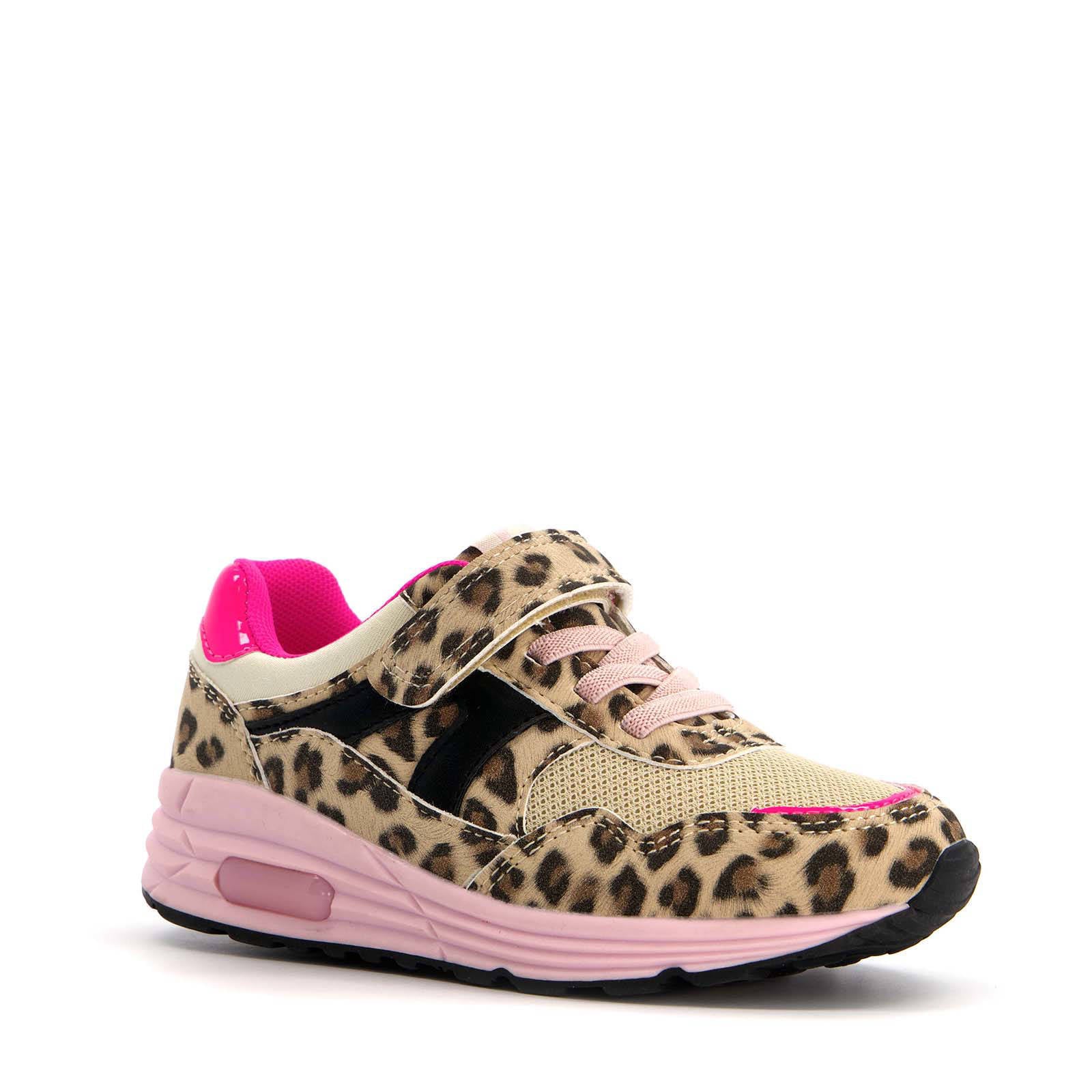 Scapino sneakers met panterprint roze | wehkamp