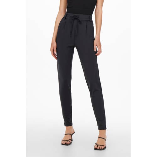 ONLY tapered fit broek ONLPOPTRASH grijsblauw afbeelding