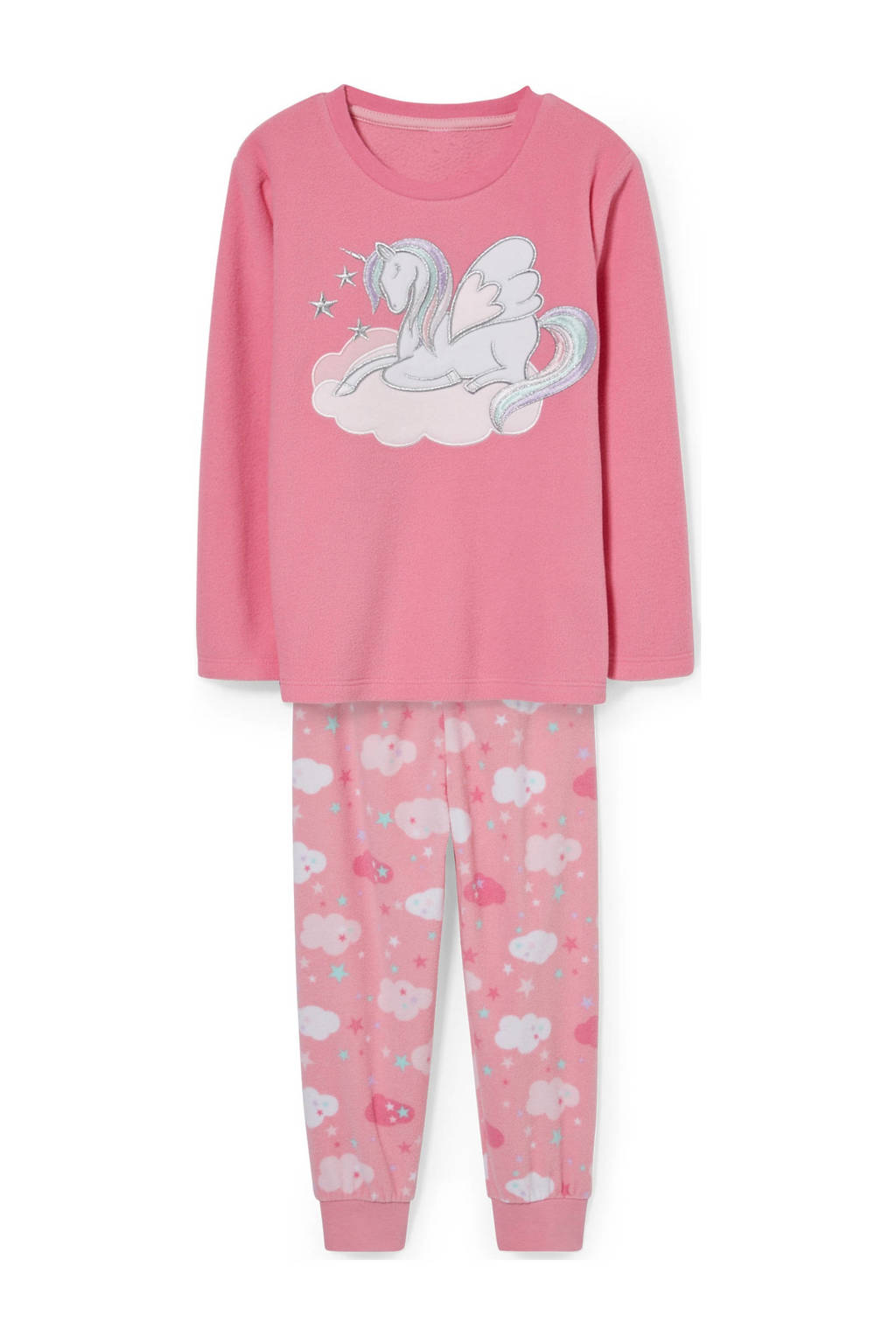 C&A pyjama met printopdruk roze, Roze