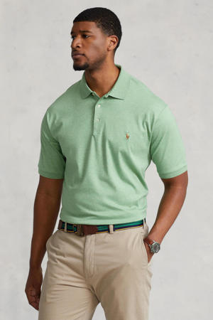 +size slim fit polo green