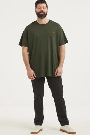 +size T-shirt Plus Size olijfgroen