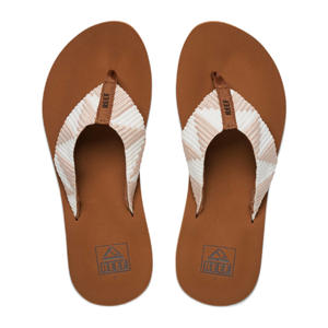Spring Woven  teenslippers beige/wit