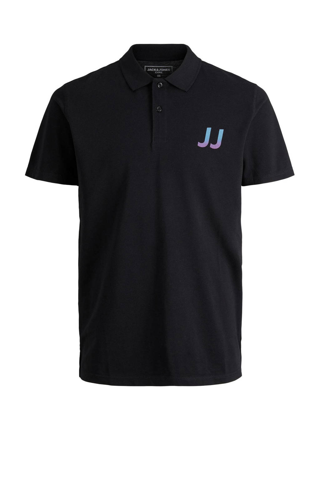 JACK & JONES CORE slim fit polo black