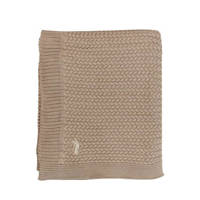 Mies & Co baby wiegdeken soft knitted 80x100 cm dune, Beige