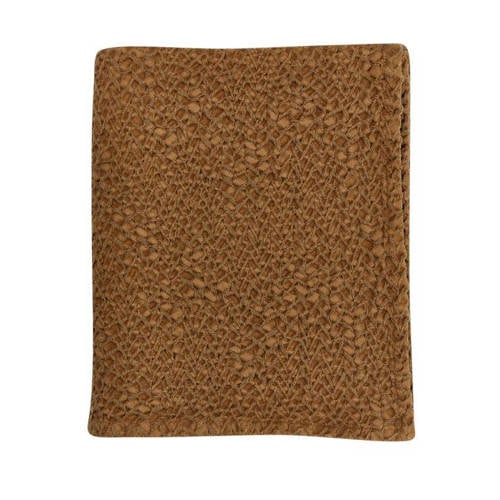 Mies & Co baby wiegdeken Honeycomb 70x100 cm Bronze mist afbeelding