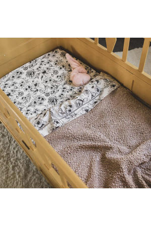 baby ledikantdeken soft knitted 110x140 cm dune