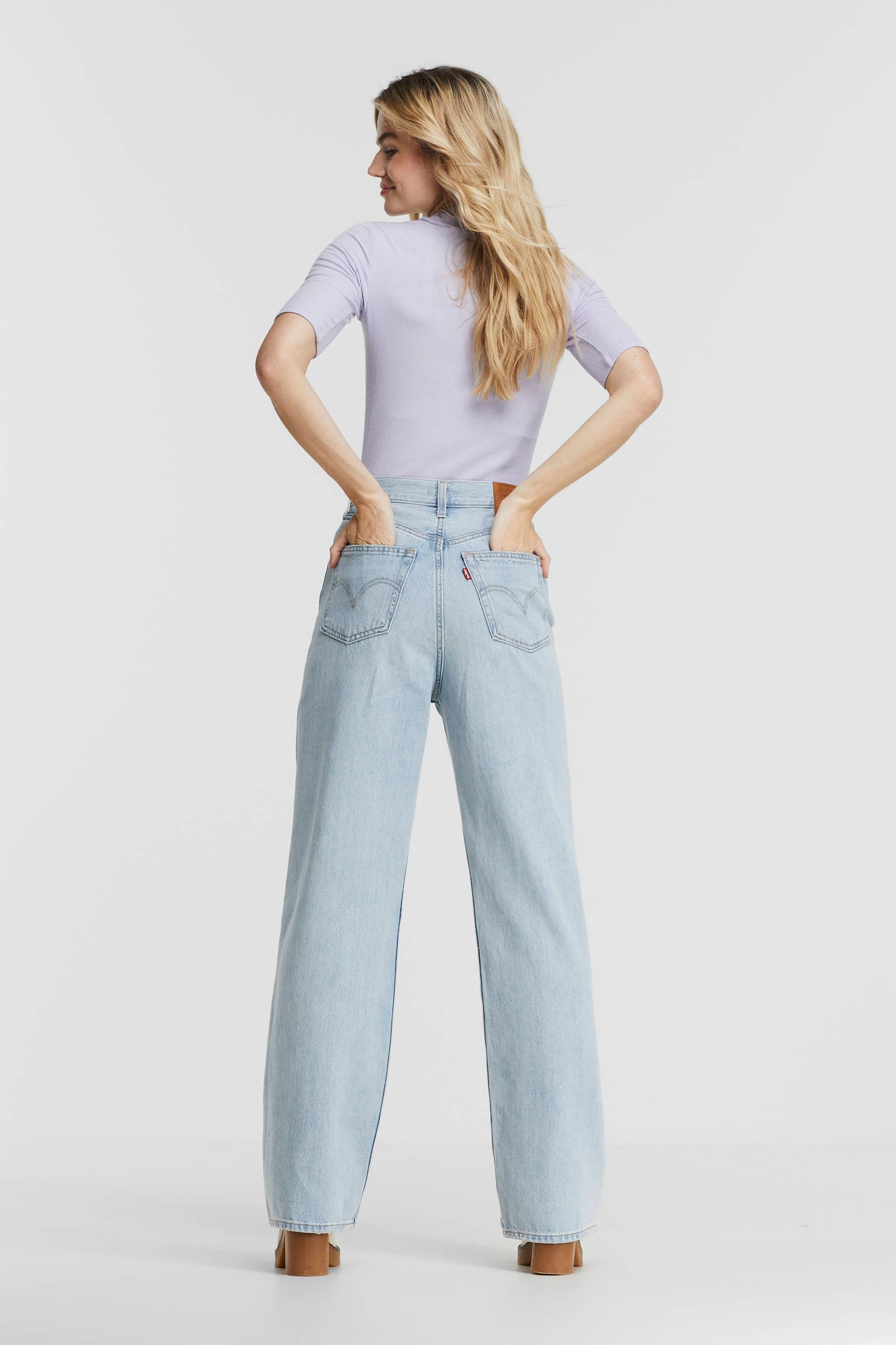 levis high waist wide leg